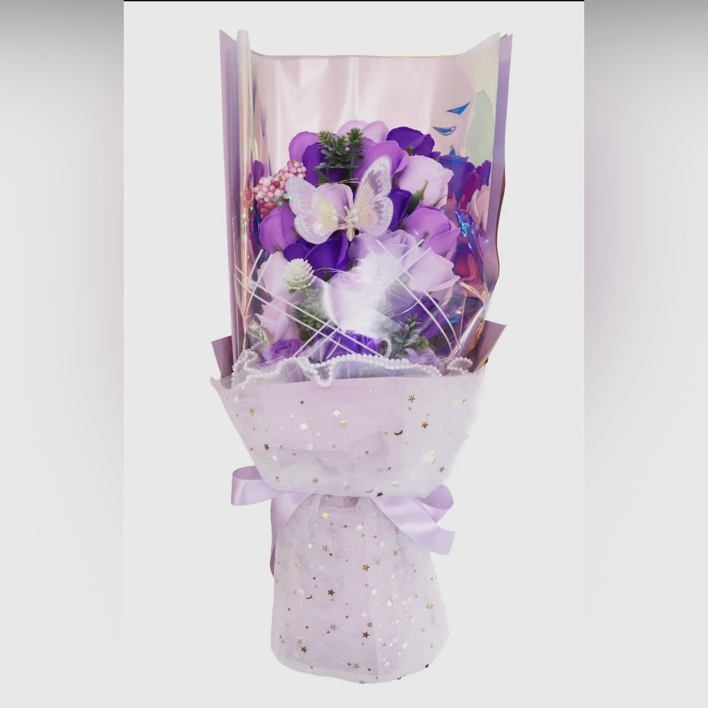 Butterfly Rose Bouquet With LED Light